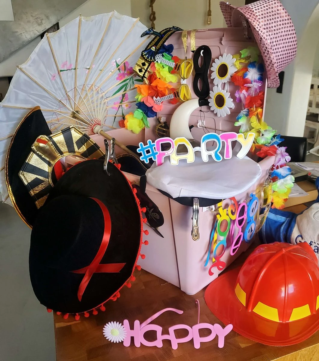 Fotobox Requisiten Koffer Mallorca